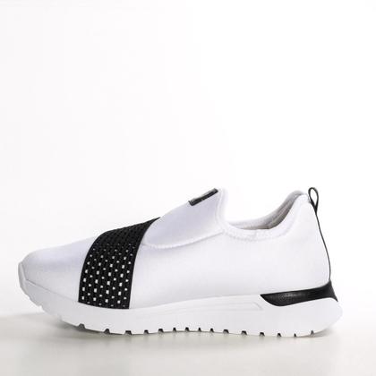 Imagem de Tênis Meia Feminino Ramarim Slip On Branco