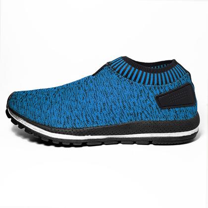 Imagem de Tênis Meia Masculino Slip On Sem Cadarço Calce Fácil Com Elástico Macio Conforto