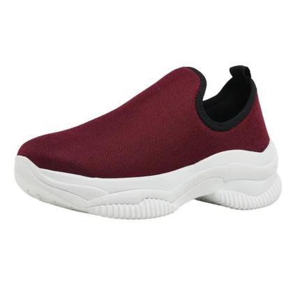 Imagem de Tênis Meia Slip On Casual Calce Fácil Ortopédico Ajuste Perfeito