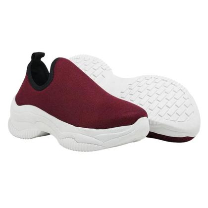 Imagem de Tênis Meia Slip On Casual Calce Fácil Ortopédico Ajuste Perfeito
