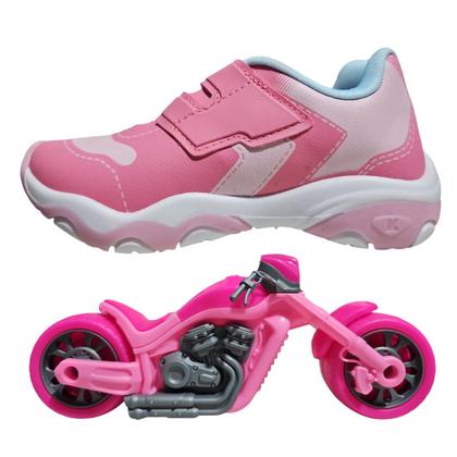 Imagem de Tênis Menina Infantil Com Carrinho Kidy Play Respitec