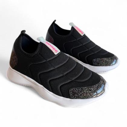 Imagem de Tênis Menina Infantil Têxtil Calce Fácil Confortável Novopé