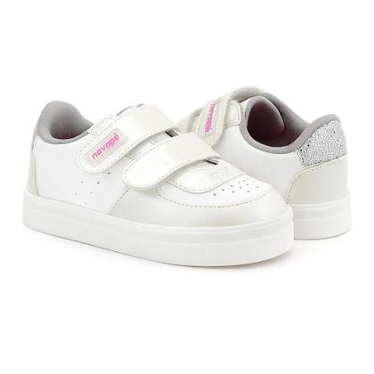 Imagem de Tênis Menina Infantil tiras autocolantes Glitter Confortável Novopé