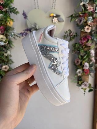 Imagem de Tênis Menina Juvenil Branco Confortável iTweens