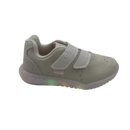 Imagem de Tênis Menina Pisca-Pisca Led Anatômico Kidy Bege 201211