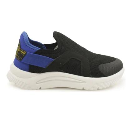 Imagem de Tênis Menino Klin Slip On New Sport Kids Preto/Azul 480064