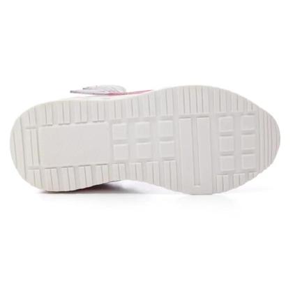 Imagem de Tênis Mini Pé Casual Menina Sereia Led Infantil Rosa Bebê