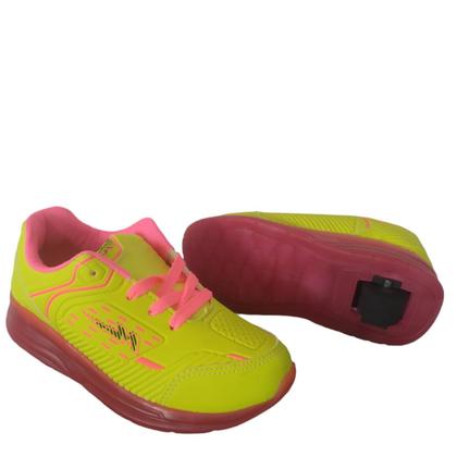 Imagem de Tênis Mini-Pé Infantil Com Rodinha E Luzes De Led MP1721R