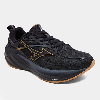 Imagem de Tênis Mizuno Space 6 - Masculino - 44 - Preto-Preto