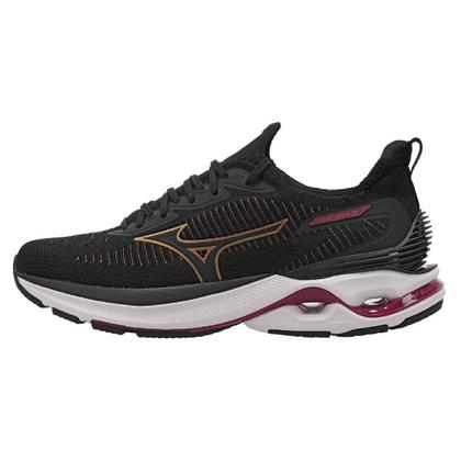 Imagem de Tenis Mizuno Wave Mirai 7 - Feminino - Preto-Bordô