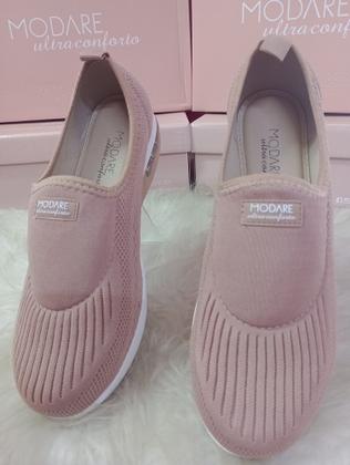 Imagem de Tênis Modare Gaspea Linho Lisboa 7320.217 Feminino Gel Tech Ultra Conforto