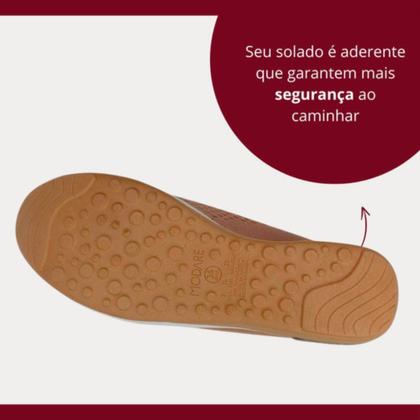 Imagem de Tênis Modare Slip On Comfort Solado Gel Tech Feminino Nude