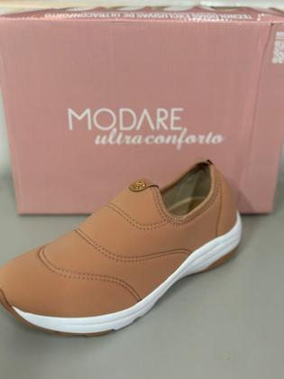 Imagem de Tênis Modare Ultra conforto 7382.107 Calce Fácil Feminino Nude