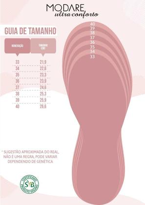 Imagem de Tênis Modare Ultraconforto Feminino Slip On Knit Versátil Original
