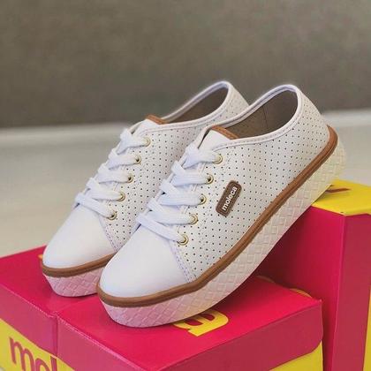 Imagem de Tênis Moleca Casual Feminino Napa Turim Microperfuros