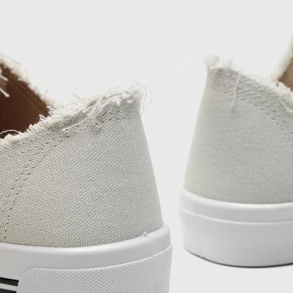 Imagem de Tênis Moleca Feminino Desfiado Branco Off