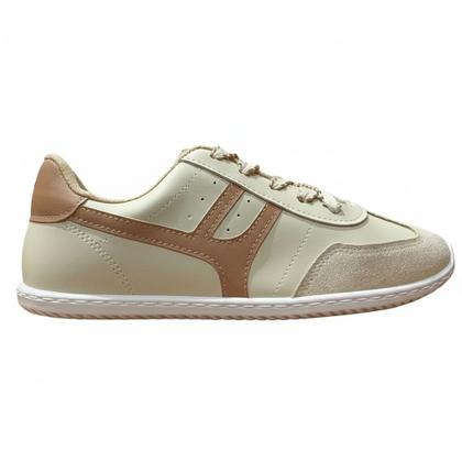 Imagem de Tênis Moleca Napa Off Nude Antiderrapante Casual Estiloso -