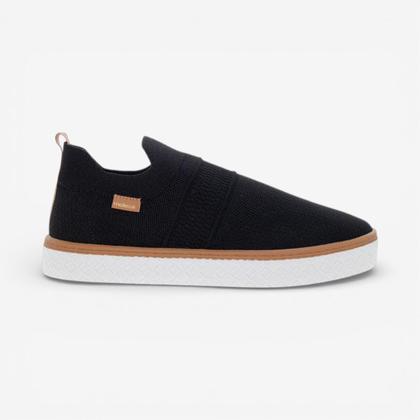 Imagem de Tênis Moleca Slip On Casual Knit Preto