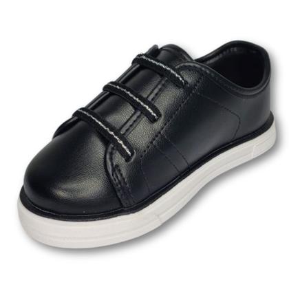 Imagem de Tenis Molekinha Feminino Bebe Casual 2732.201 Napa Turim Preto