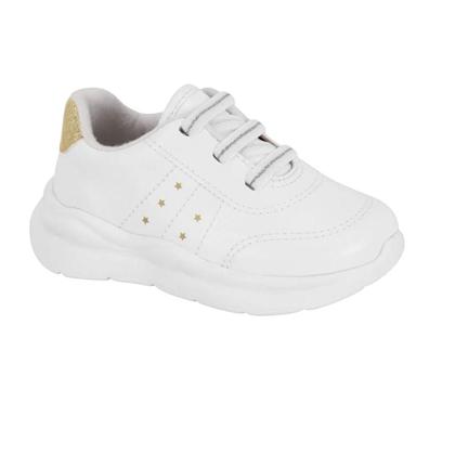Imagem de Tenis molekinha infantil baby menina casual 2738.101 branco