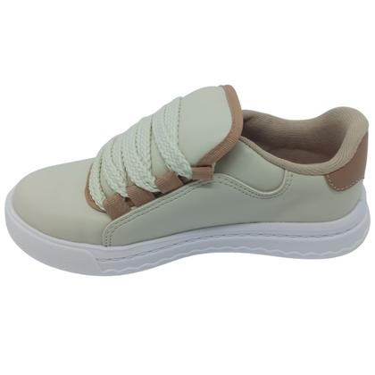 Imagem de Tênis Molekinha Menina Infantil Napa Turim com Cadarço Largo