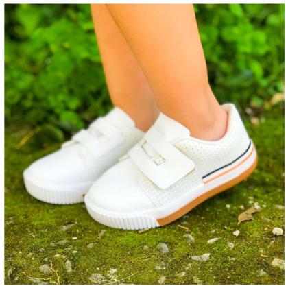 Imagem de Tênis Molekinho Infantil Masculino Perfuros Casual Ajuste Com tiras autocolantes