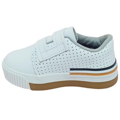 Imagem de Tênis Molekinho Infantil Masculino Perfuros Casual Ajuste Com tiras autocolantes