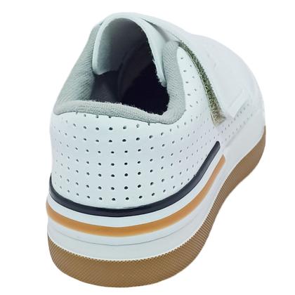 Imagem de Tênis Molekinho Infantil Masculino Perfuros Casual Ajuste Com tiras autocolantes