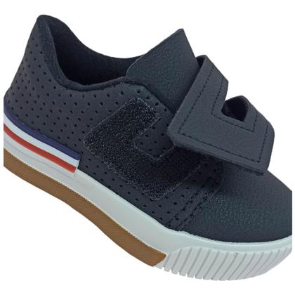 Imagem de Tênis Molekinho Infantil Masculino Perfuros Casual Ajuste Com tiras autocolantes