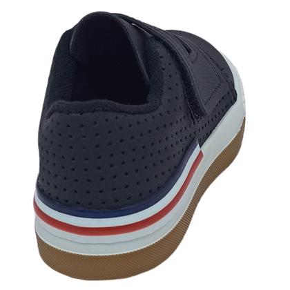 Imagem de Tênis Molekinho Infantil Masculino Perfuros Casual Ajuste Com tiras autocolantes