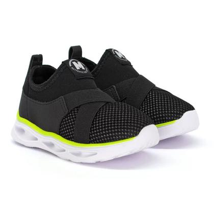 Imagem de Tênis Molekinho Infantil Menino Slip On com Luzes 2620.105