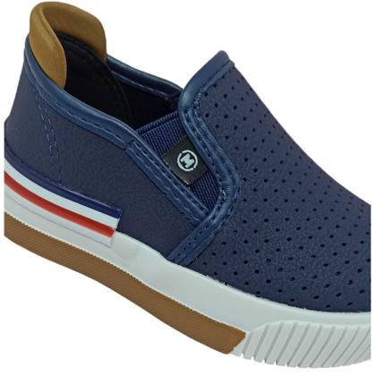 Tênis Molekinho Slip On Infantil Bebê Masculino Casual Imagem de Tênis Molekinho Slip On Infantil Bebê Masculino Casual