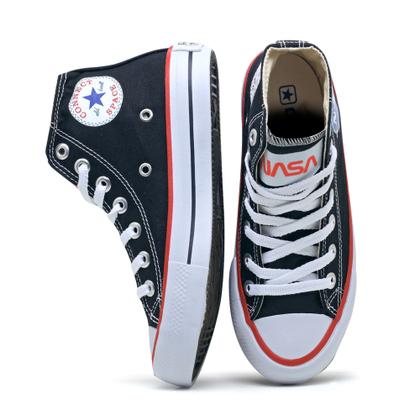 Imagem de Tenis Nasa Feminino All Cano Alto Star Solado Vulcan 080Bo