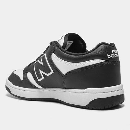 Imagem de Tênis New Balance 480 Low Preto Branco Masculino Casual