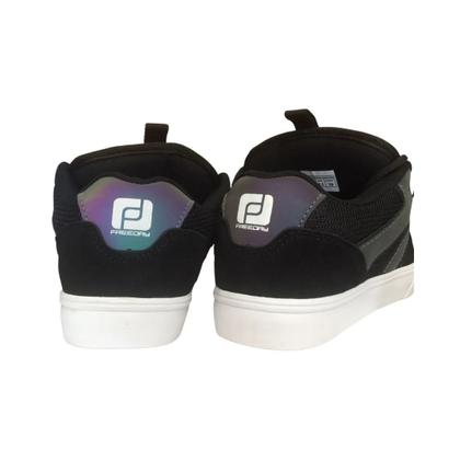 Imagem de Tenis Nostal Freeday Preto Refletivo Original Skatista Confortavel