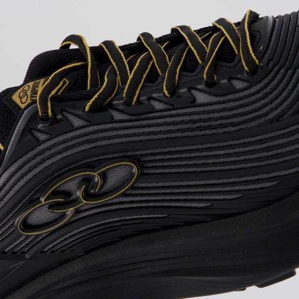 Imagem de Tênis Olympikus Fluir Preto e Dourado
