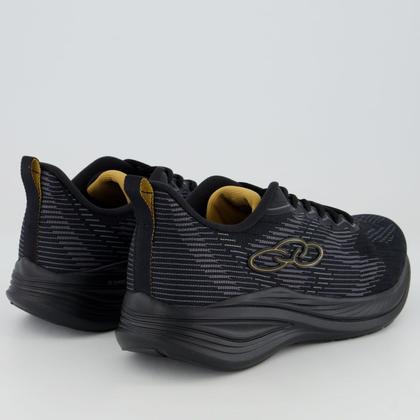 Imagem de Tênis Olympikus Marte Preto e Dourado