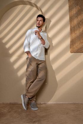 Imagem de Tênis Pegada Casual Couro Legitimo Leve 111902-08 Masculino