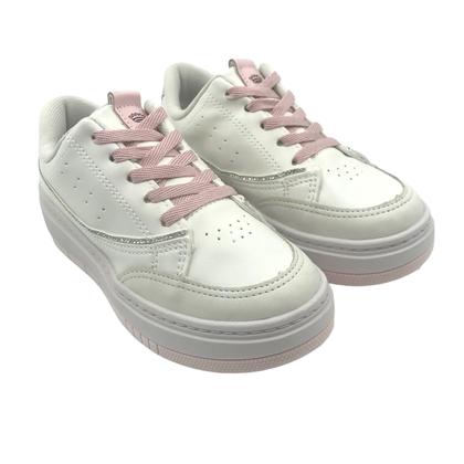 Imagem de Tênis Pink Cats Flat Form com Brilho Branco 4345