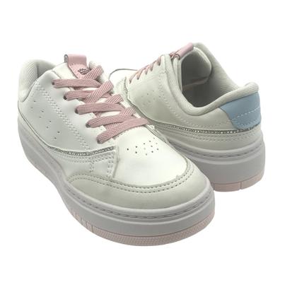 Imagem de Tênis Pink Cats Flat Form com Brilho Branco 4345