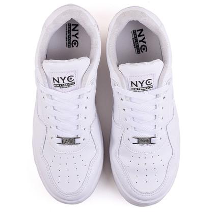 Imagem de Tenis preto feminino nyc shoes casual adulto nc90