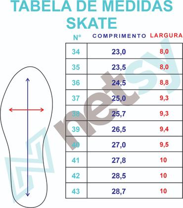 Imagem de Tênis Preto Skate Skatista Masculino Feminino Unissex Camurça Leve Confortável Sola Colada Costurada Envio Imediato