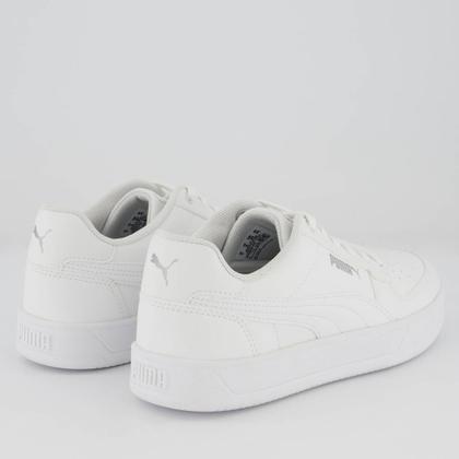 Imagem de Tênis Puma Caven 2.0 BDP Juvenil Branco e Prata