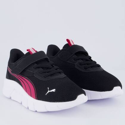 Imagem de Tênis Puma Flexfocus Modern Juvenil Preto e Rosa