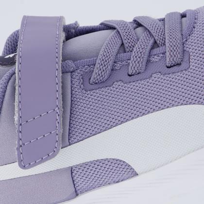 Imagem de Tênis Puma Flyer Runner Mesh Juvenil Lilás e Branc