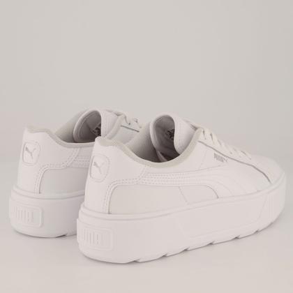 Imagem de Tênis Puma Karmen L Feminino Branco e Prata