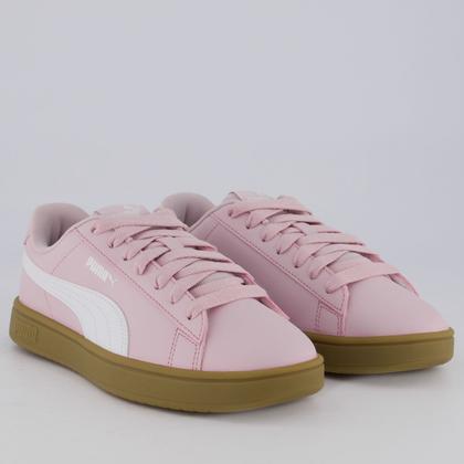 Imagem de Tênis puma Rickie Classic Feminino Rosa e Branco