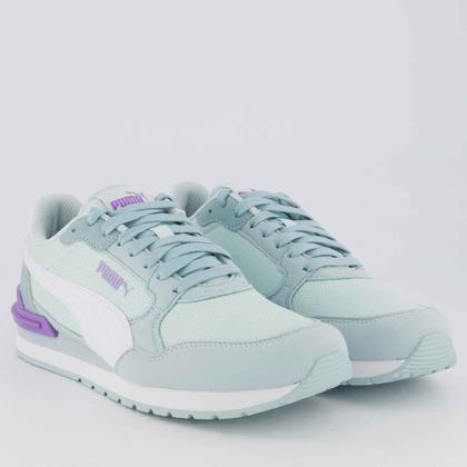 Imagem de Tênis Puma ST Runner V4 Mesh Juvenil Verde e Roxo