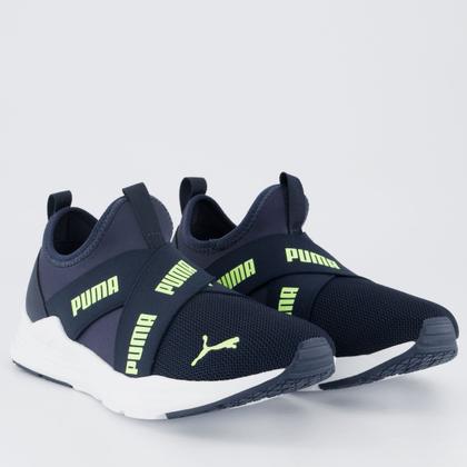 Imagem de Tênis Puma Wired Run Slip On Feminino Marinho