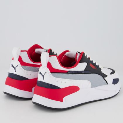 Imagem de Tênis Puma X Ray 2 Square BDP Branco e Vermelho